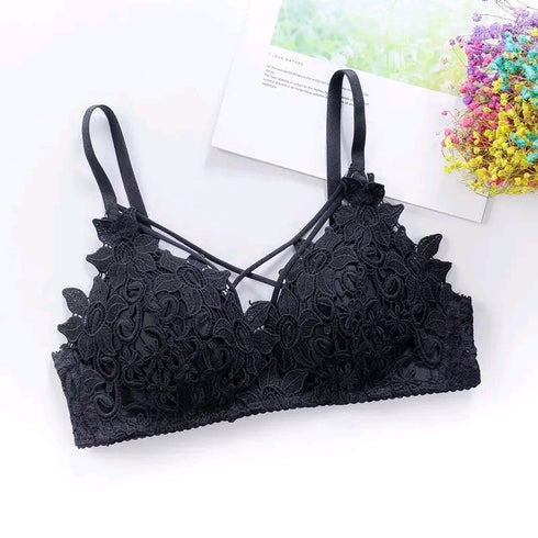 Upto 60% OFF | FANCY FLORAL PADDED BRA AND PANTY SET