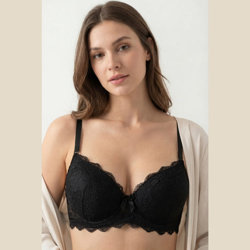 Pack of 4 Double Padded Bra & Panty Sets – Premium Support Fit