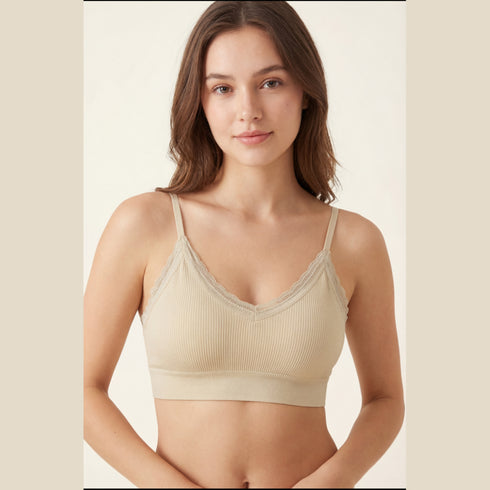 Pack of 3 Piece Sports Cami Bras In 3 Different Colours – Soft Stretch Support (Copy)
