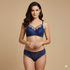 Upto 60% OFF | FANCY FLORAL PADDED BRA AND PANTY SET