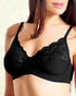 50% OFF | PACK OF 2 IMPORTED HALF NET STRETCHABLE NANCY COTTON BRA FOR SUMMER