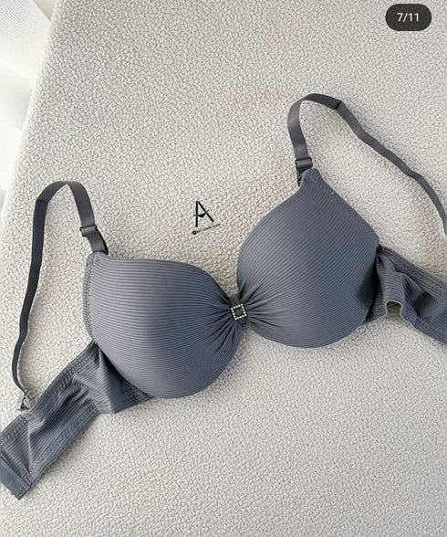 50% OFF | Luxury USA-Imported Push-Up Bra | Soft Ribbed Lift Bra