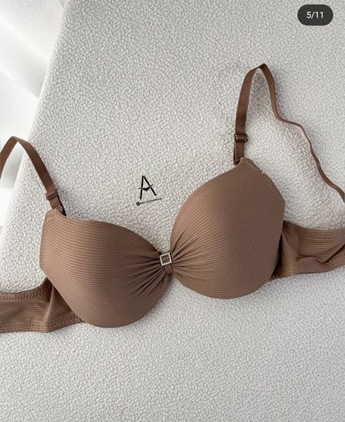 50% OFF | Luxury USA-Imported Push-Up Bra | Soft Ribbed Lift Bra