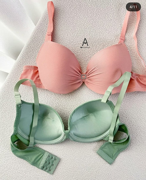 50% OFF | Luxury USA-Imported Push-Up Bra | Soft Ribbed Lift Bra