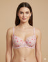 Imported Heart Printed Padded Bra & Panty Set