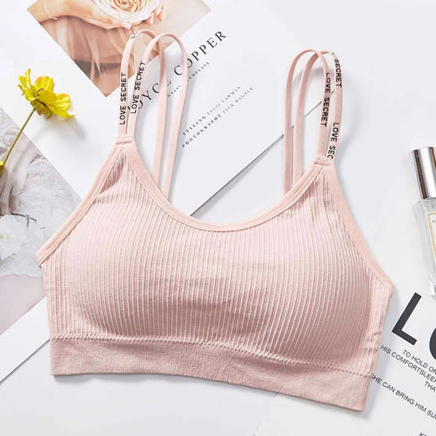 Upto 60% OFF | Pack of 3 Love Secret Double Straps Sports Cami Bras