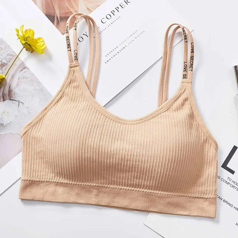 Upto 60% OFF | Pack of 3 Love Secret Double Straps Sports Cami Bras