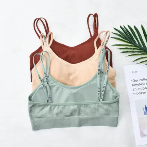 Upto 60% OFF | Pack of 3 Love Secret Double Straps Sports Cami Bras
